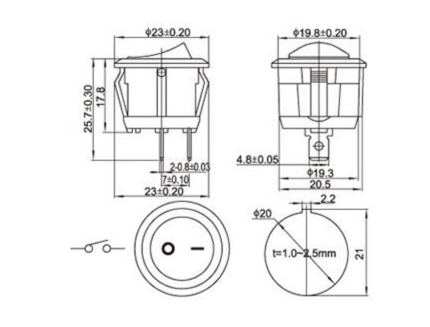 schakelaar Ventilator