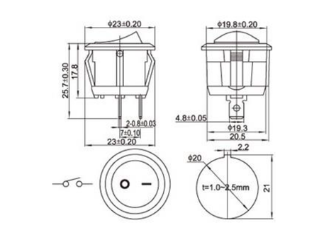 schakelaar Ventilator