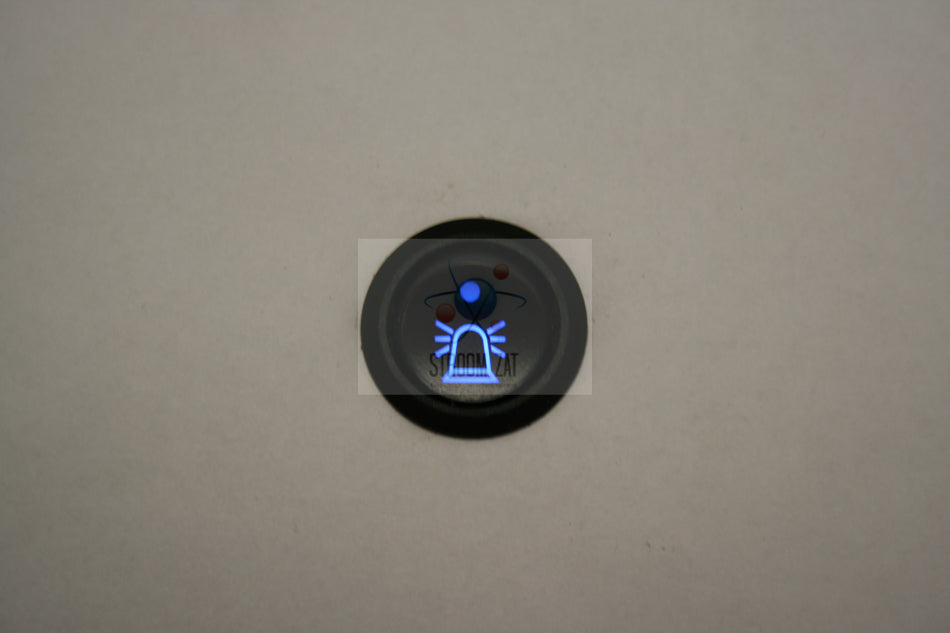 Schakelaar zwaailamp blauw 12V en 24V