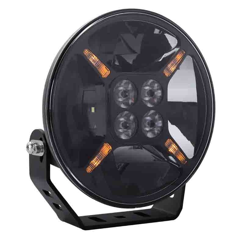 LED verstraler 12000LM rond Black 