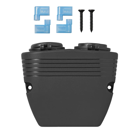 Opbouw  USB A+C  met 12V standaard stopcontact