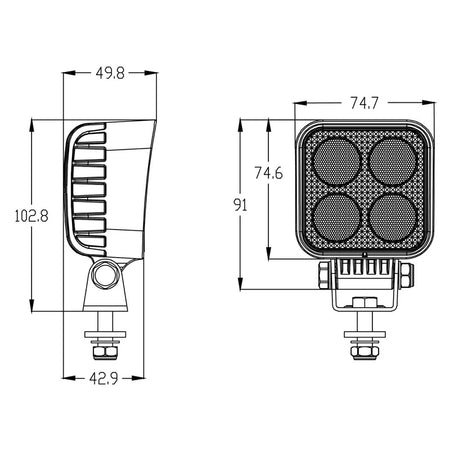 LED werklamp compact 3190lm