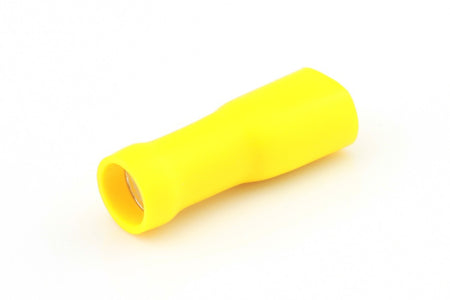 Kabelschoen geel Vlakstekerhuls 6.3x0.8mm Iso. á 50 stuks