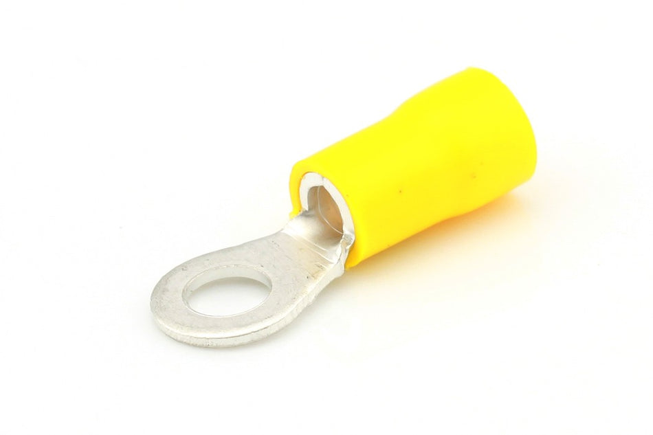 Kabelschoen geel Ringkabelschoen Ø 6.4mm á 10 stuks